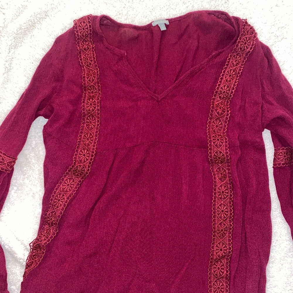 Burgundy Top